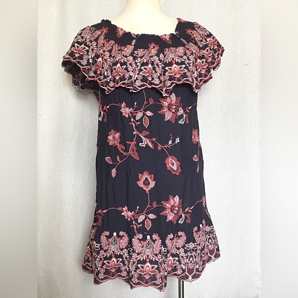 Parker embroidered dress